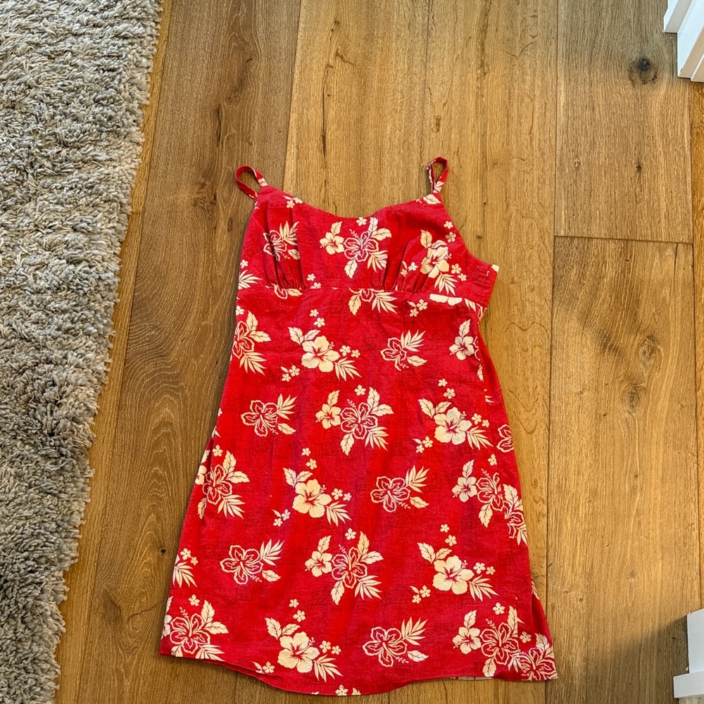 Target Red Floral Kids Dress